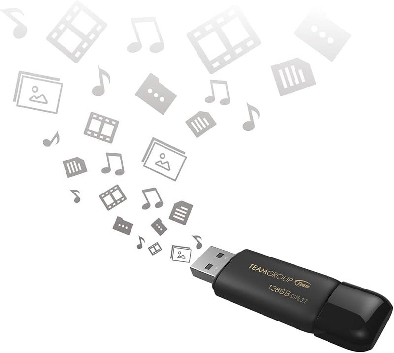 TeamGroup C175 512GB USB 3.2 Gen 1 (USB 3.1/3.0) Read 100MB/s Flash Thumb Drive, External Data Storage Memory Stick Compatible with Computer/Laptop Matte Black TC1753512GB01 - Image 5